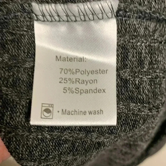 Classic Long Cardigan w  Buttons Pockets Medium Weight Stretchy - Picture 5 of 6